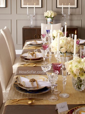 new year table setting images