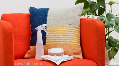 remove a stain from a sofa or chair