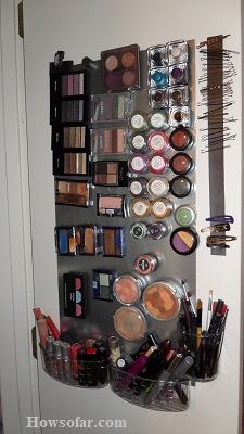 creative ways to store makeup