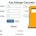 How to calculate gas mileage